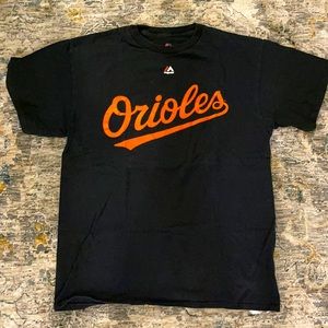 Majestic Black Orioles T-shirt (L)